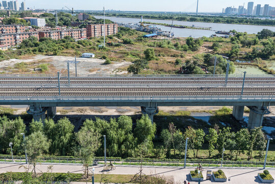 中國哈爾濱松花江鐵路大橋