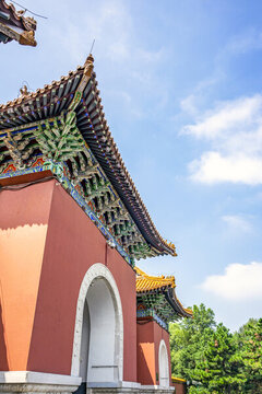 沈陽北陵公園清昭陵古建筑
