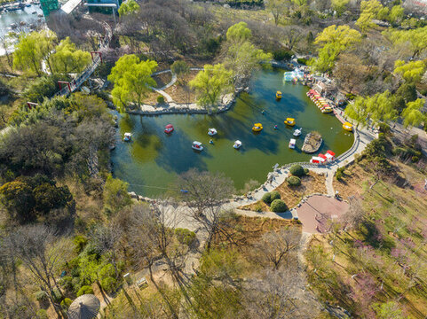 濟南泉城公園春色