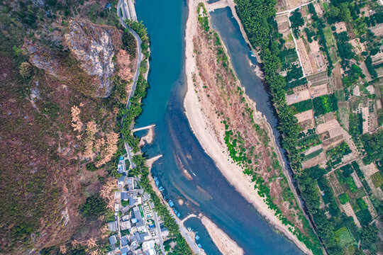 桂林山水漓江風光喀斯特日出