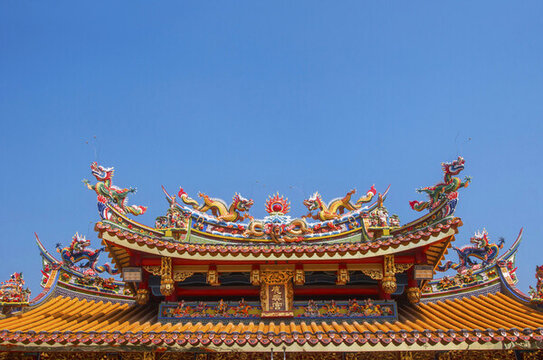 東坂應(yīng)興宮屋頂特寫