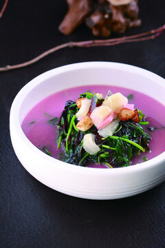 上湯煮莧菜