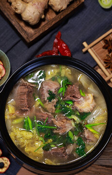牛肉燴白菜