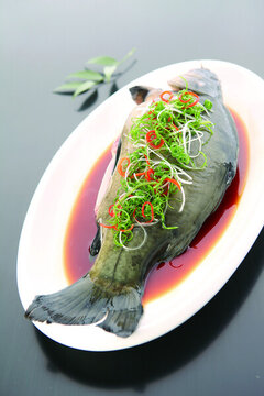 豉蒸松花魚