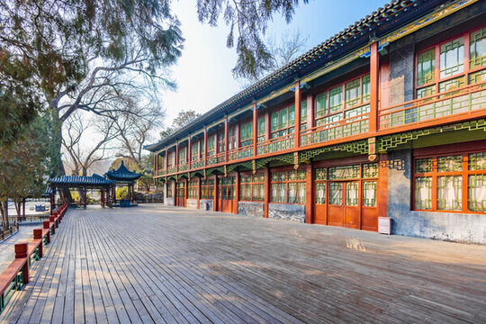 山西太原晉祠公園景觀