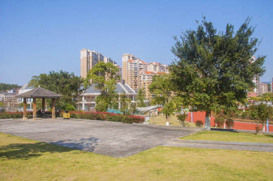 武平文博園園林景色