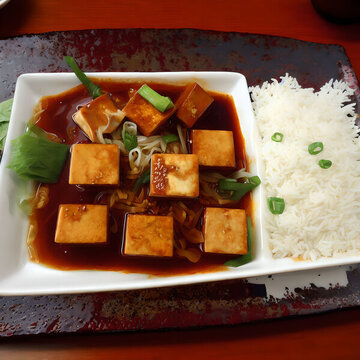 麻婆豆腐雙拼飯