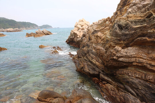 海邊巖石