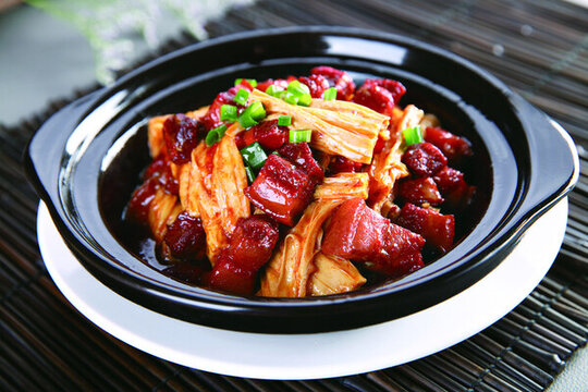 腐竹紅燒肉