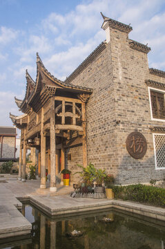 客家牌匾博物館建筑局部