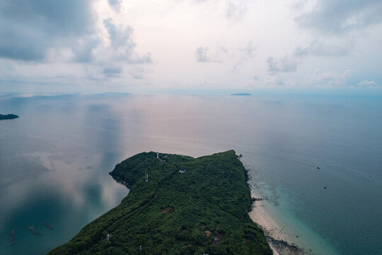 廣西北海潿洲島海島風(fēng)光航拍