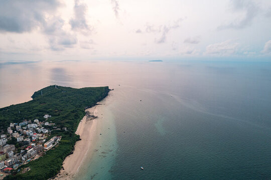 廣西北海潿洲島海島風(fēng)光航拍