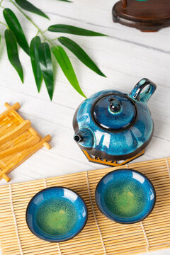 唯美風格的茶飲