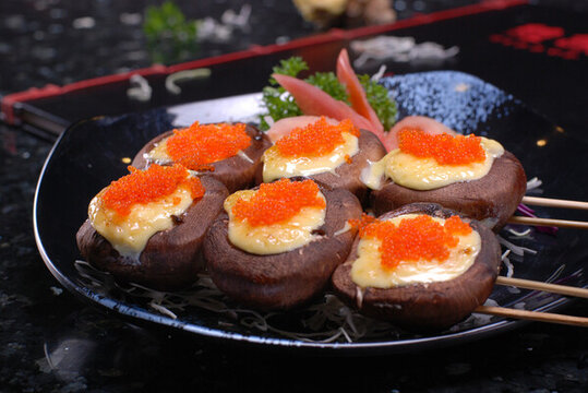 芝士焗黃金菇