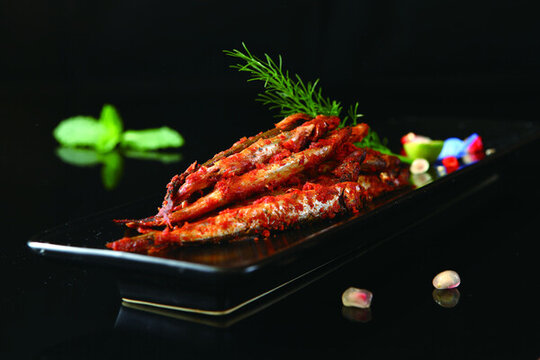 碳烤多春魚(yú)