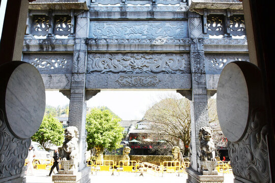 吳氏宗祠堂出口