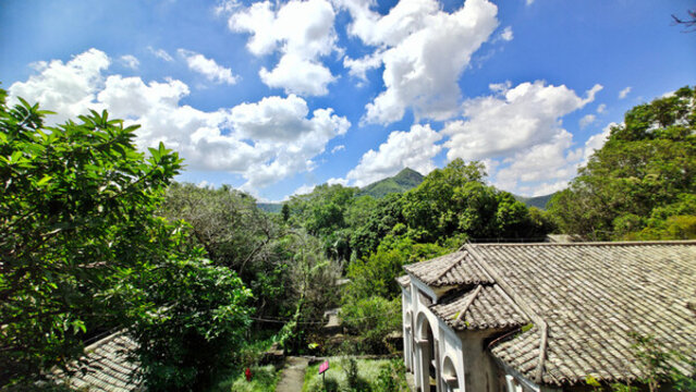 陸川謝魯山莊湖隱軒