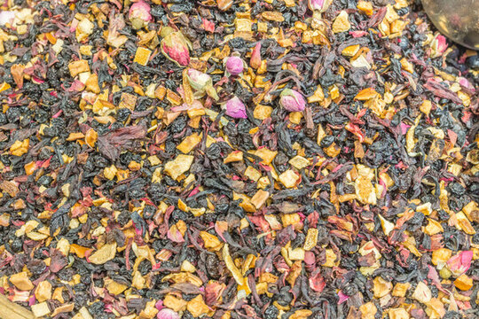 玫瑰花茶特寫