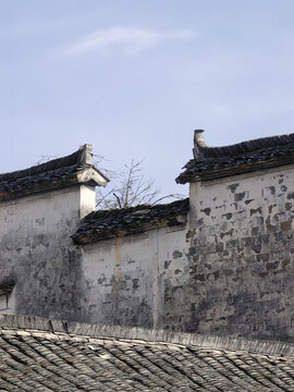 白墻黑瓦