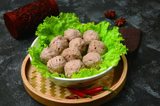 手打牛肉丸