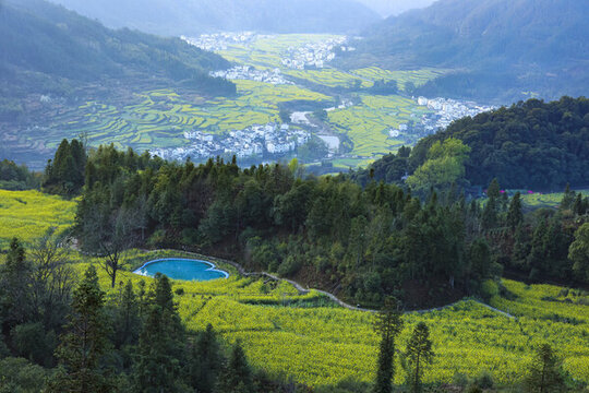 江嶺梯田風(fēng)景