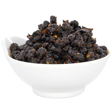 一碗麻辣豆鼓白底圖