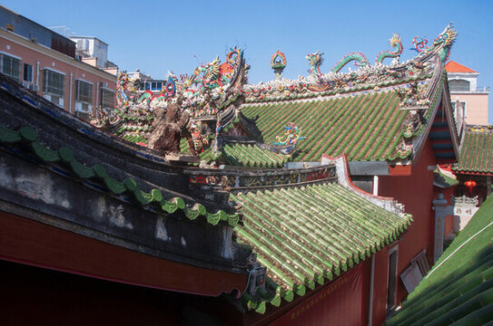 漳州詔安關(guān)帝廟屋頂