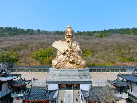 老子神像正視圖
