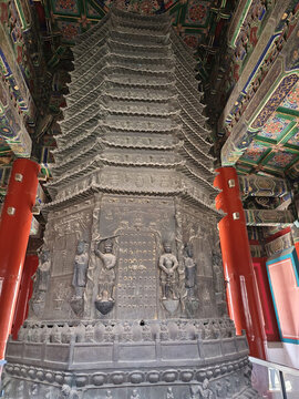 萬壽寺滲金多寶銅佛塔