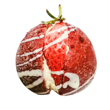 草莓面包