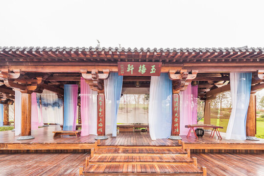 南京牛首山景區(qū)唐代復(fù)古建筑