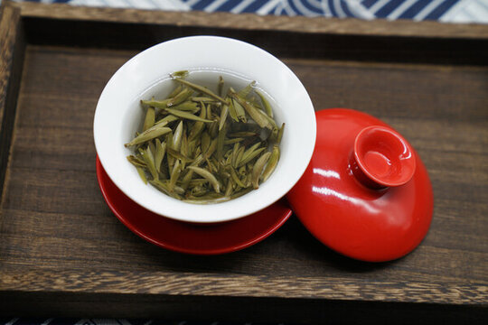 白毫銀針白茶葉底茶底白牡丹
