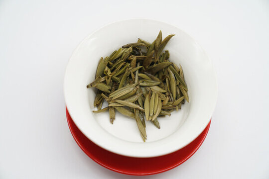 葉底茶底毛尖春茶綠茶素材