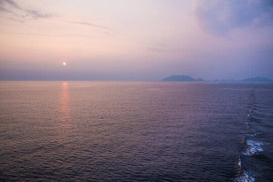 海島日落夕陽
