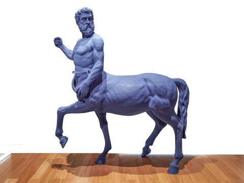 古希臘人頭馬雕塑