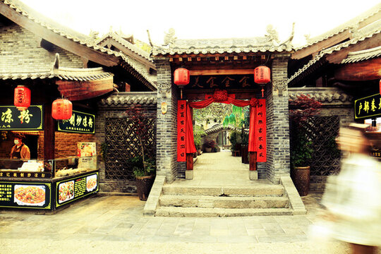 龍鳳山仿古建筑