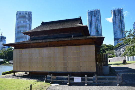 日本東京濱離宮恩賜庭園風(fēng)景