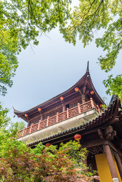 南京棲霞山的鼓樓鐘樓