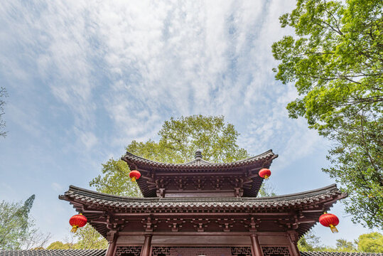 南京棲霞山楓樹(shù)園林建筑