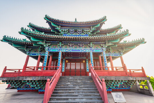 中國江蘇南京的閱江樓風(fēng)景