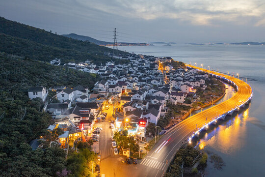 岱心灣夜色
