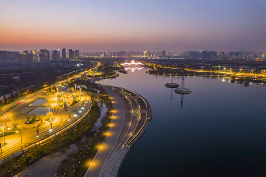 灃河夜色