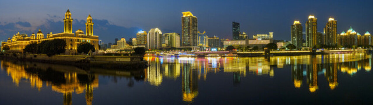 福州市中洲島夜景