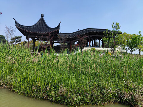 自然風(fēng)景湖泊南北湖