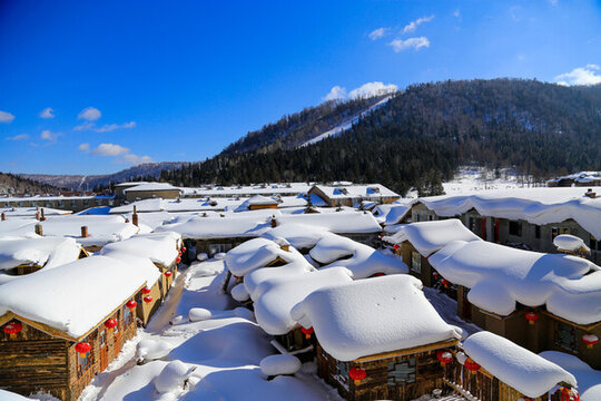 東北雪鄉(xiāng)雪景