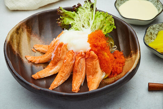 魚子蟹柳蓋飯