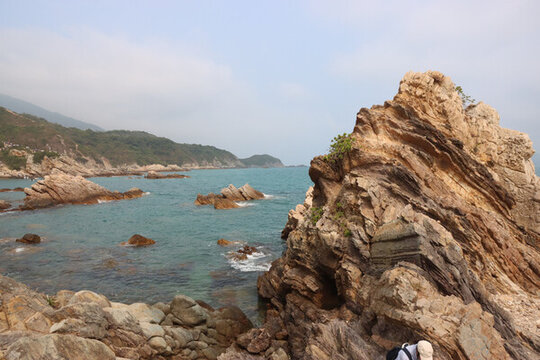 海邊礁石
