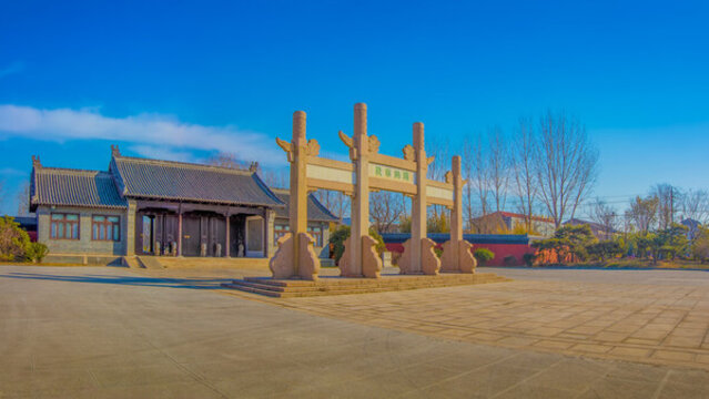 隋煬帝陵全景圖