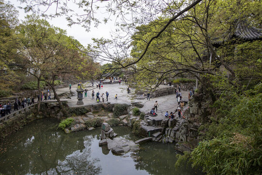 蘇州虎丘風光