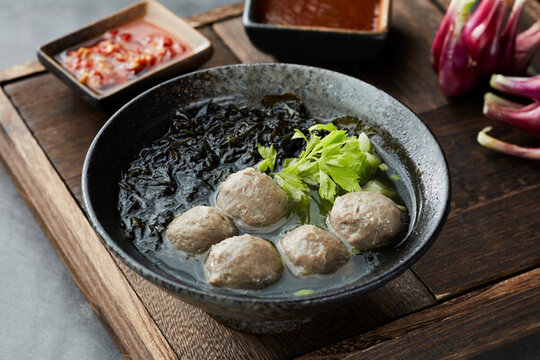紫菜牛肉丸湯